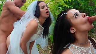 A newlywed woman cheats on her husband on their wedding day