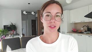 A girl has a discharge, which she likes to talk about dirty - JOI style