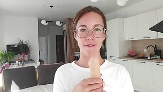 A girl has a discharge, which she likes to talk about dirty - JOI style