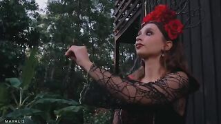 A young and juicy girl in cosplay has an intense encounter, just like a hot Mexican dish