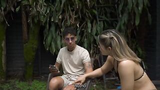 She made me cum hard - now she needs to swallow it all