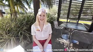 Girl has huge boobs, she gets fucked hard by a big dick