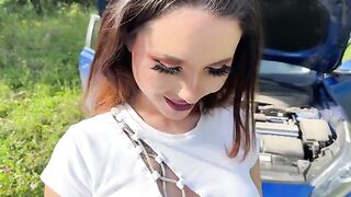 A girl came, saw, and sat down on my dick