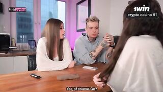 The man secretly fucked his girlfriend with her friend watching