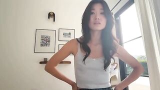 Alex Adams tries out all three holes with his Asian step sis