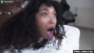 I’m about to come: a girl is getting fucked hard in this hot compilation of young sluts getting their pussies smashed by big cocks in various positions. She’s always wanted to be dominated and treated like a slut, so she revels in the rough sex and scream