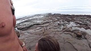 The beach is always humid — from the water and because of the couple’s passion