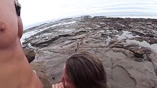 The beach is always humid — from the water and because of the couple’s passion