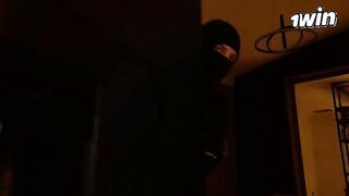 Hot Latina fucks with a stranger who broke into her house