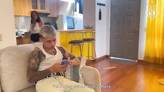Hot Latina mom teaches her stepson the secrets of passion