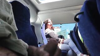 A stranger made a risky dick flash in the car with strangers