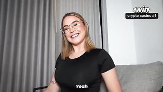 The teacher's bonus from the lesson is reflected in her appearance