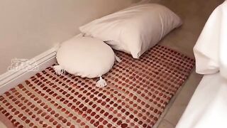 The friend shared a bed with his sister, but he did not expect a visitor