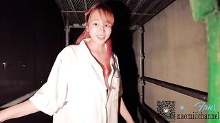 I peed on her pussy at the construction site