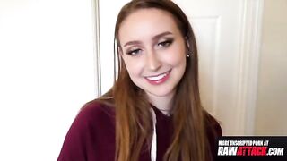 Laney Grey is a petite babe who loves huge dicks, as seen in her steamy scenes