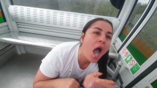 Public sex in the cable car of Medellin with Kathalina7777