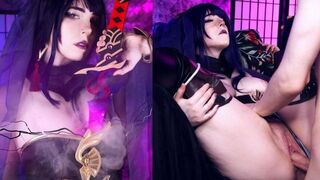 Raiden Shougun secret quest scene with MollyRedWolf