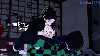 Daki gets her desires fulfilled in a steamy encounter with Tanjiro