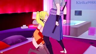 Naruko Uzumaki brings Sasuke Uchiha to a love hotel for intimate fun - Naruto Hentai